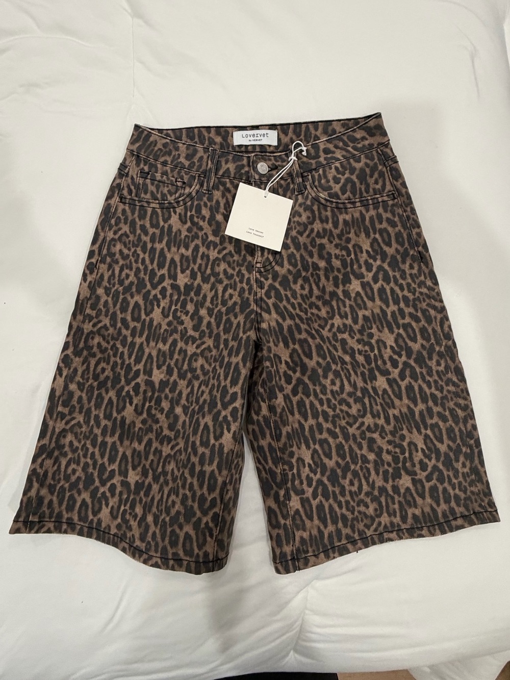 Leopard shorts